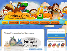 Tablet Screenshot of danielscake.com